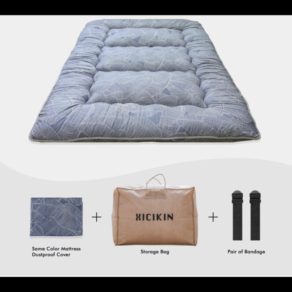 XICIKIN Japanese Floor Mattress, Japanese Futon Mattress Foldable Mattress